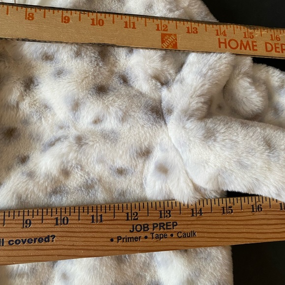 Cat & Jack Fleece Super Soft Jacket Leopard S( 6/6X) - Picture 4 of 11